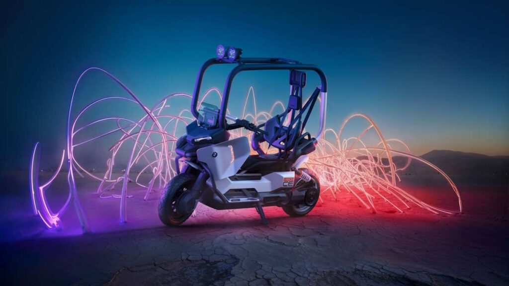 BMW Vision CE mota elétrica radical