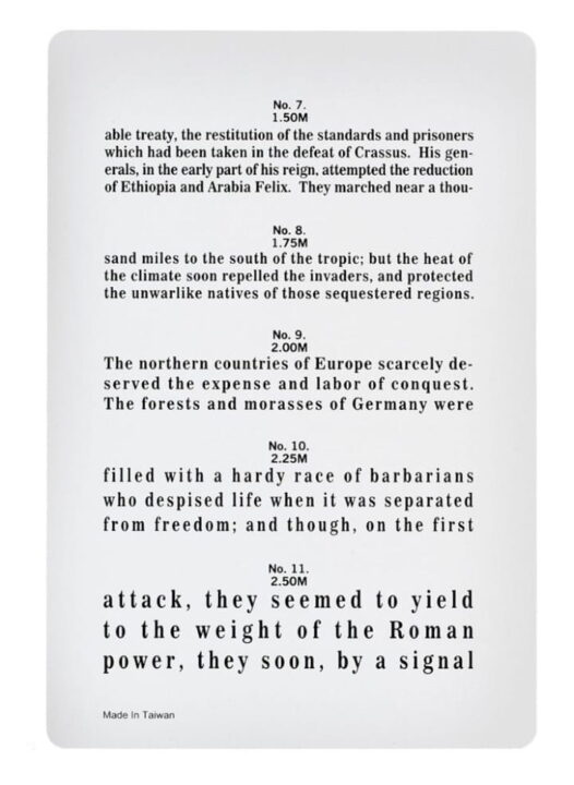 Jaeger eye chart, ou o quadro de Jaeger.