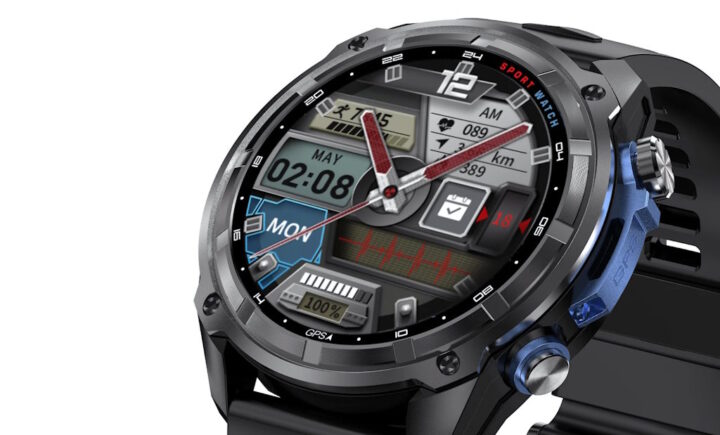 KKTICK Tank T5: um smartwatch robusto com GPS e mapas offline