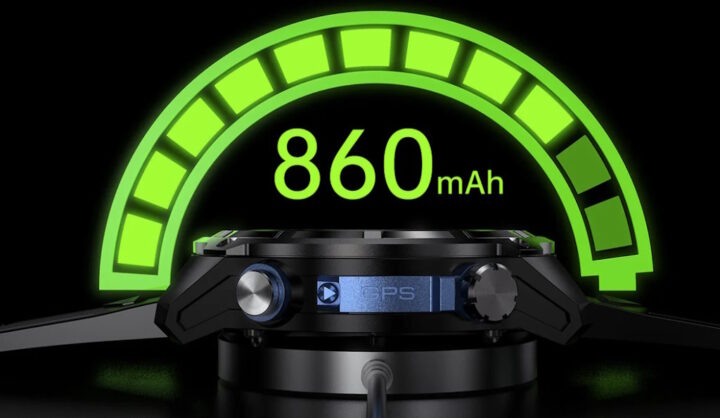 KKTICK Tank T5: um smartwatch robusto com GPS e mapas offline