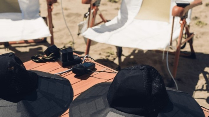 Chapéu solar EcoFlow