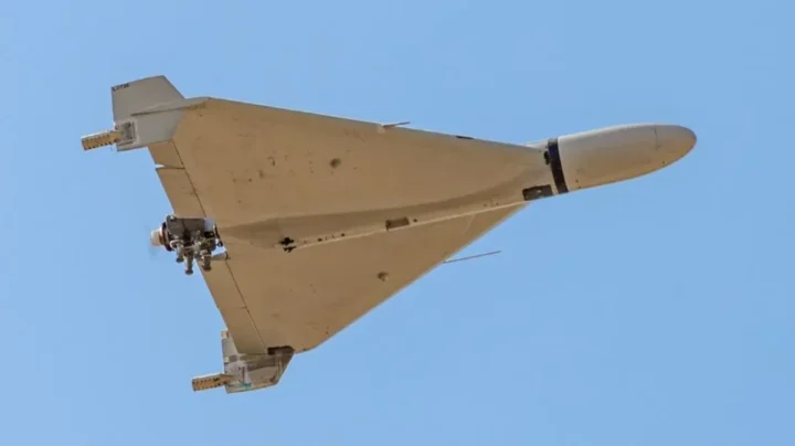 Imagem de um drone Shahed