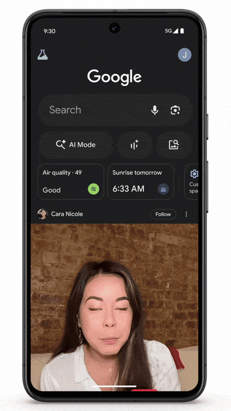 Google Discover redes sociais publicações