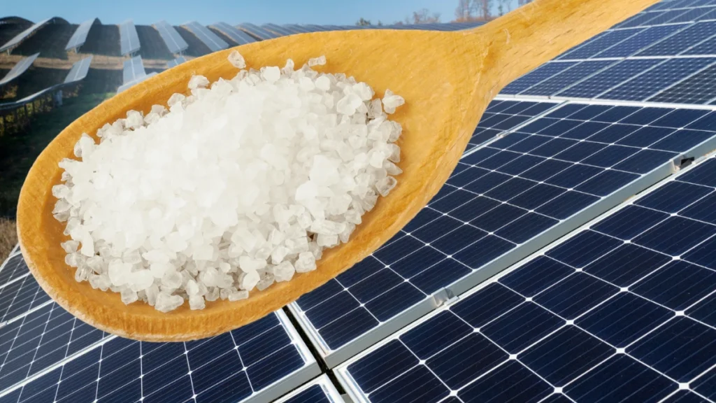 Uma pitada de sal para dar sabor à energia solar