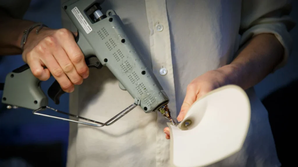 Uma pistola de cola quente para tratar fracturas