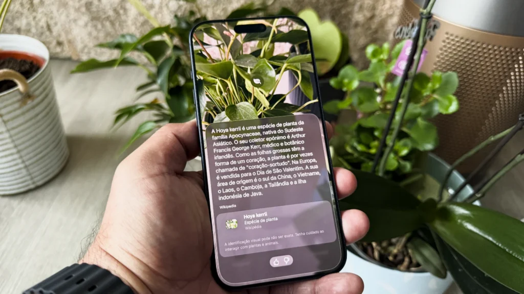 Como usar a funcionalidade Inteligência visual no seu iPhone com iOS 26