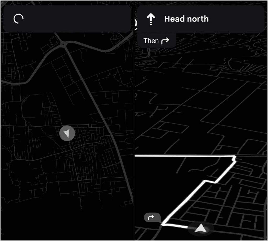 Google Maps bateria poupança conduz