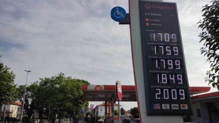 Imagem preços da gasolina