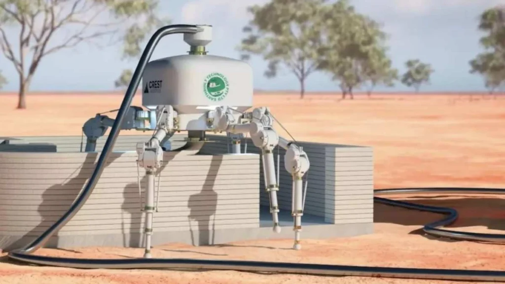 Robô com patas de aranha promete imprimir uma casa de 200 m² num único dia