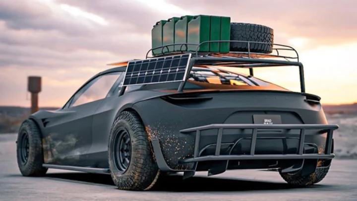 Ilustração do Tesla Mad Max