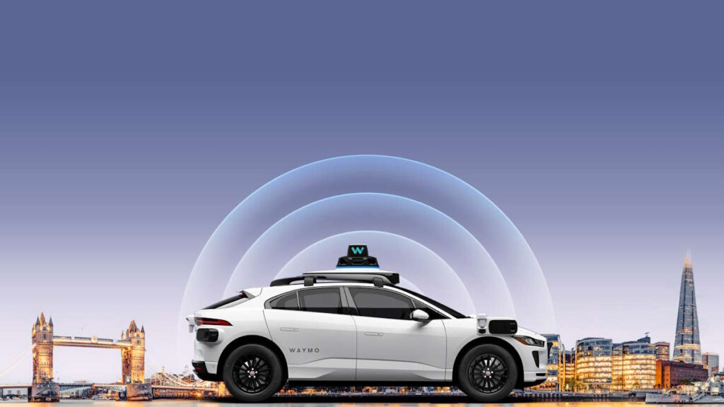 Waymo táxi autónomo Londres Europa