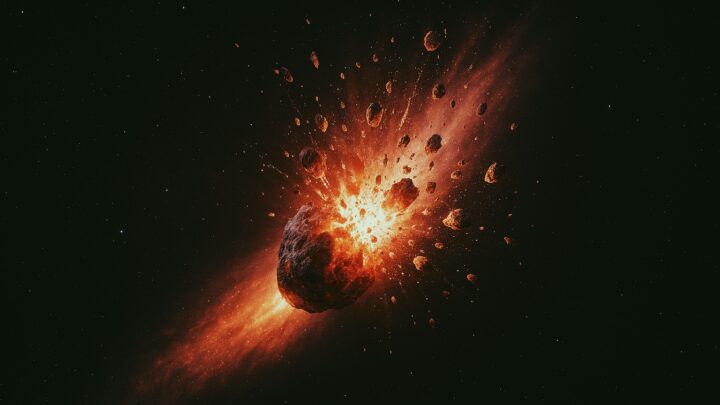 Ilustração do cometa 3I/ATLAS