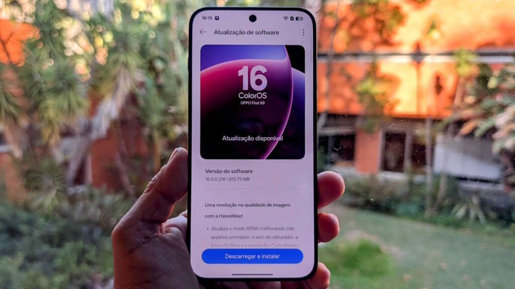 OPPO Find X9 Pro 5 razões bateria ColorOS 16 fotografia