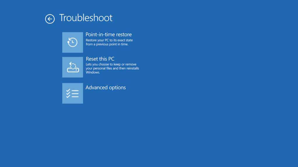 Windows 11 Microsoft recuperação novidades restauro