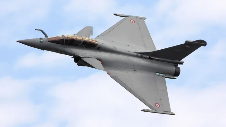 Imagem dos aviões Rafale que poderão ser enviados para a Ucrânia