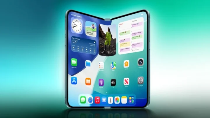 Ilustração iPhone Fold