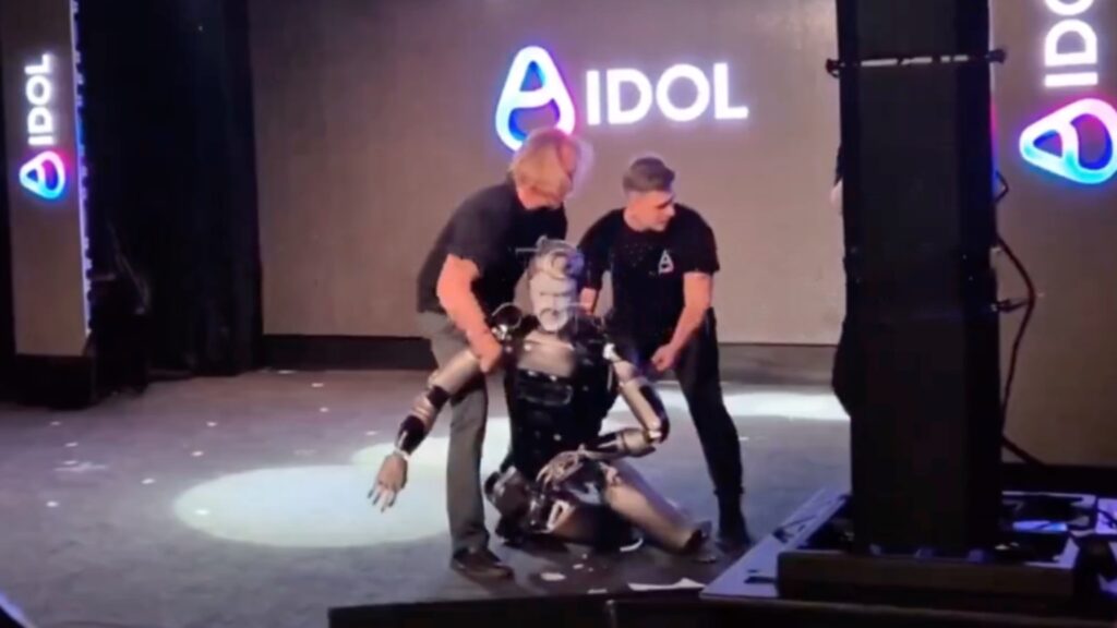 AIdol desastre: o primeiro humanoide russo caiu e teve convulsões durante a apresentação