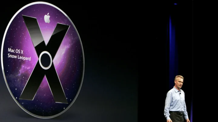 Ilustração iOS 27 ao estilo Snown Leopard da Apple