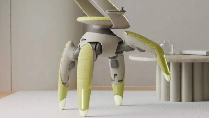 Cadeira de rodas autónoma da Toyota, mostrada no Japan Mobility Show 2025.