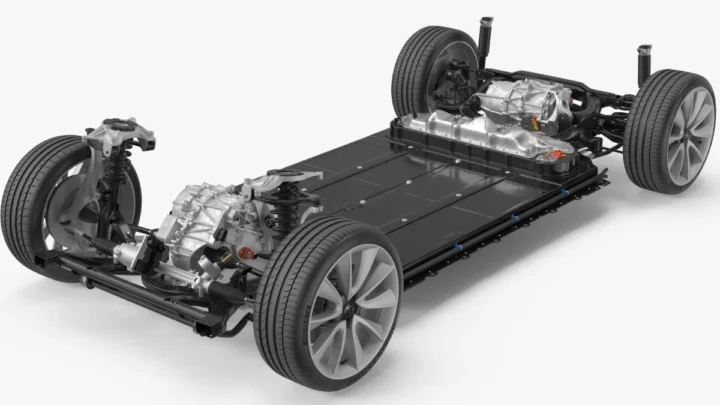 Ilustração de bateria dos carros elétricos