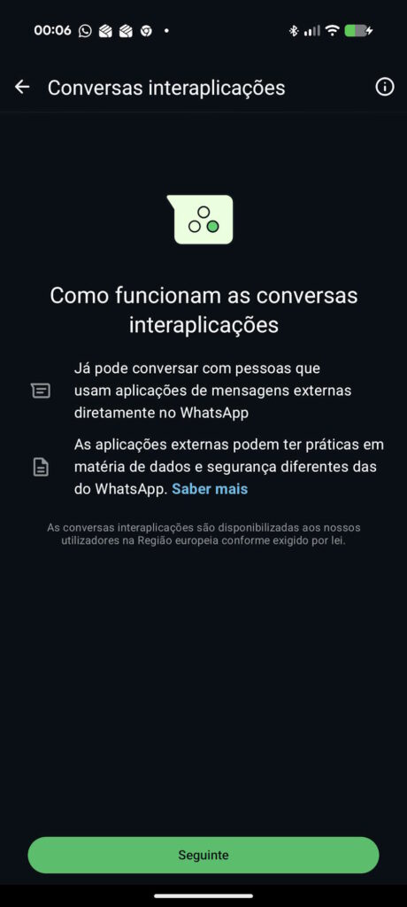 WhatsApp Europa plataformas mensagens Meta