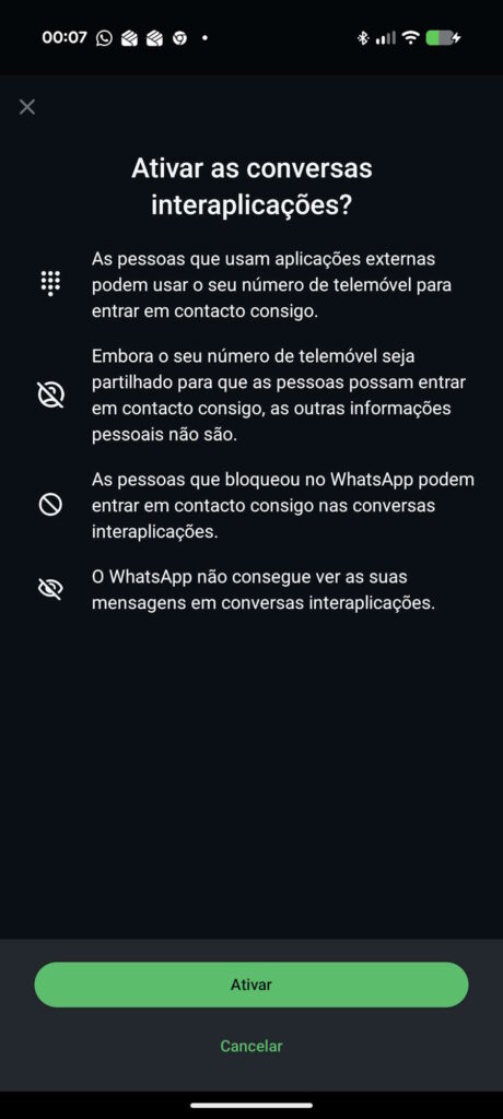 WhatsApp Europa plataformas mensagens Meta