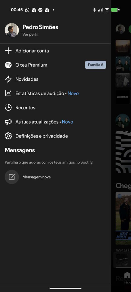 Spotify estatísticas Wrapped música semanais