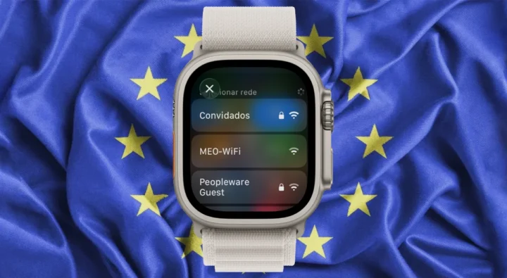 Ilustração de alterações no iOS 26.2 e watchOS 26.2 na União Europeia