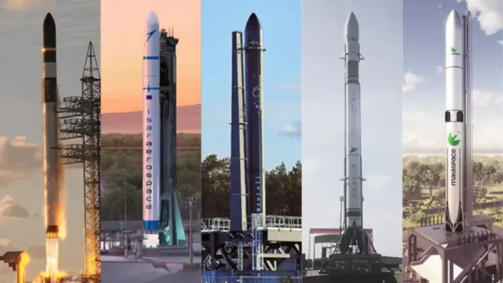 Ilustração de projeto para fazer concorrência à SpaceX