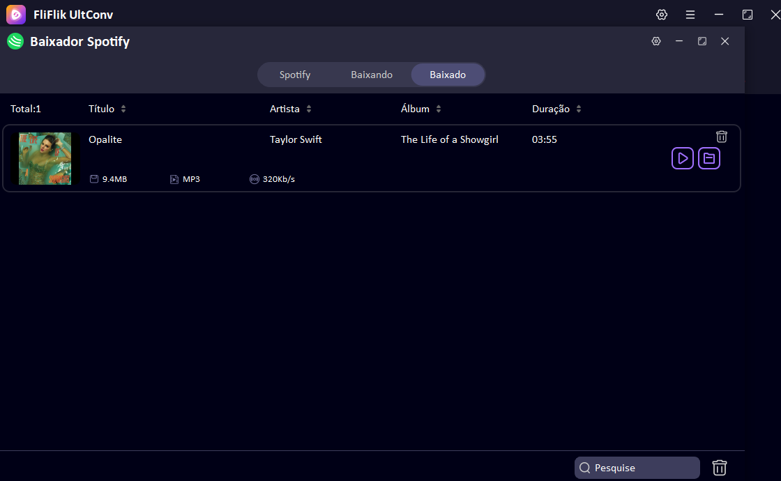 Download concluído no FliFlik UltConv