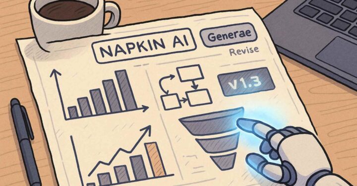 Napkin AI: A ferramenta que transforma texos em esquemas visuais
