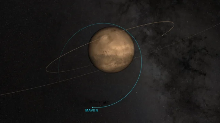 Imagem sonda MAVEN da NASA