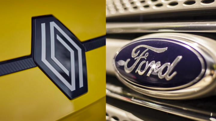 Logótipos da Renault e da Ford