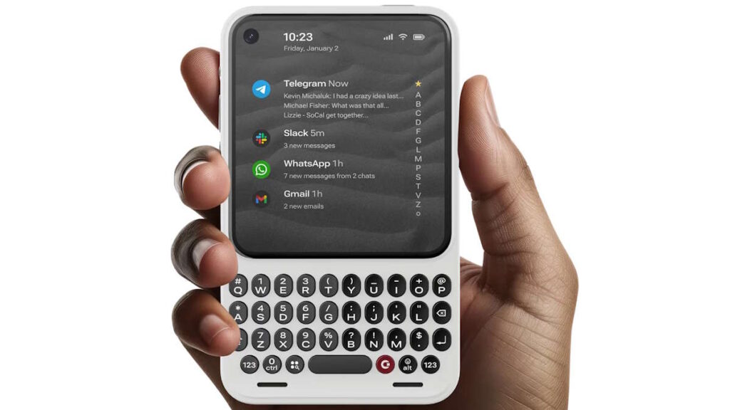 smartphone teclado Clicks Communicator