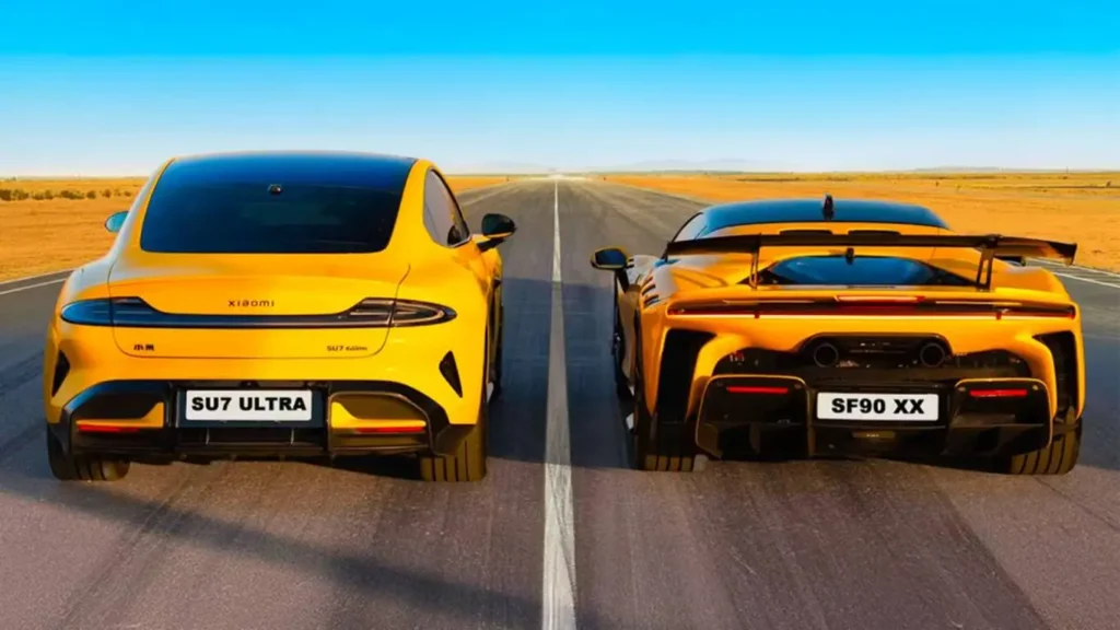 Xiaomi SU7 Ultra Ferrari SF90 XX