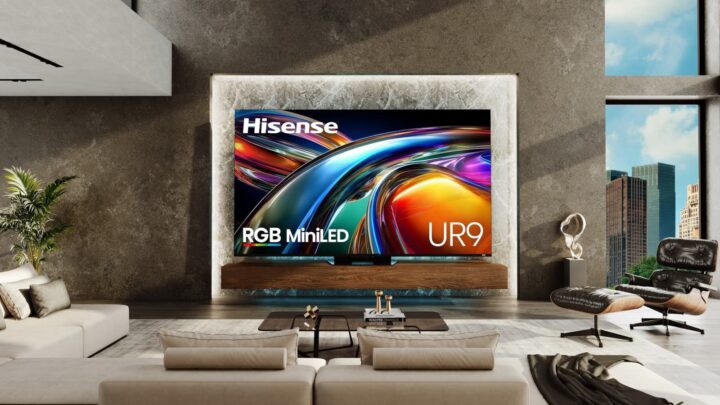 Série UR9 da Hisense, apresentada na CES 2026.