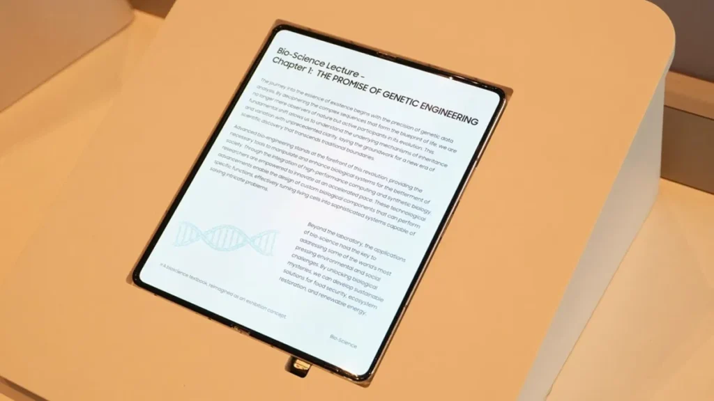 Samsung dobráveis ecrã vincos smartphones