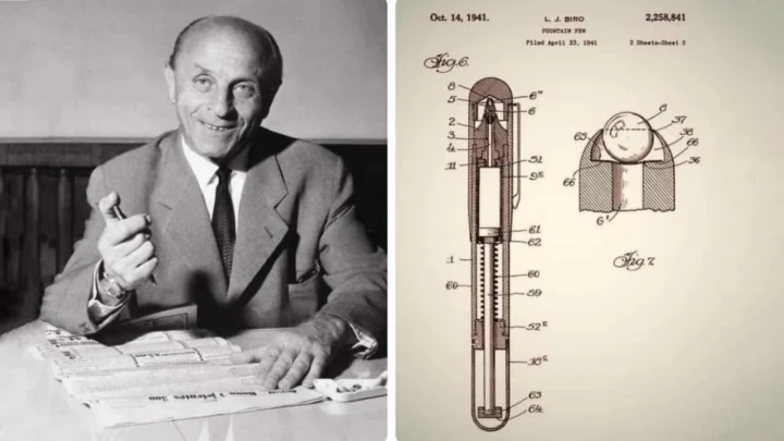 Imagem László Bíró, que patenteou a caneta que viria a ser a BIC Cristal