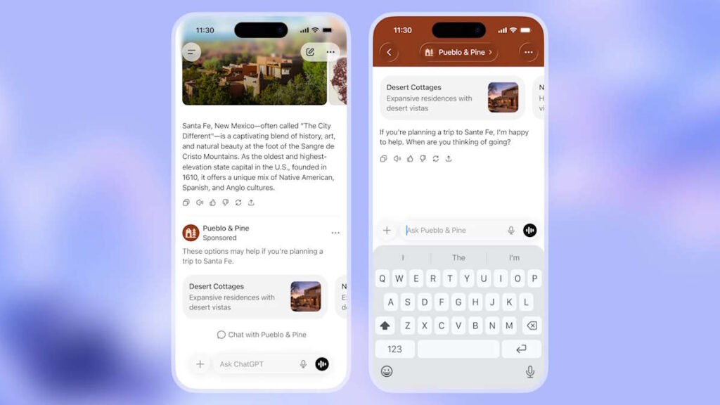 ChatGPT anúncios OpenAI