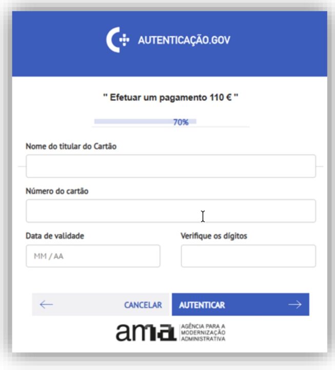 Alerta: há uma página falsa semelhante à autenticação.gov a circular