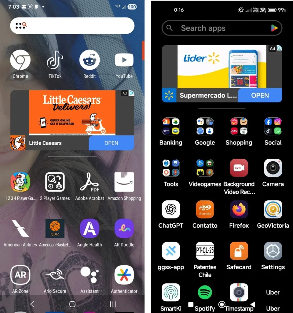 Nova Launcher publicidade Android