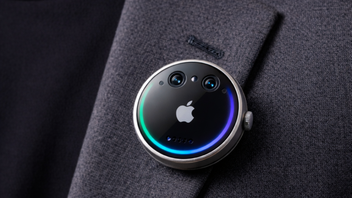 o novo chip da Qualcomm promete revolucionar os vestíveis 3 Imagem gerada pelo ChatGPT do potencial pin de IA da Apple