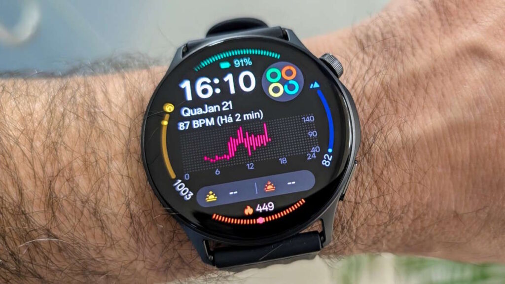OPPO Watch S smartwatch bateria ecrã