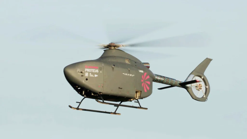 Proteus: o helicóptero autónomo da Royal Navy que inaugura uma nova era na aviação militar
