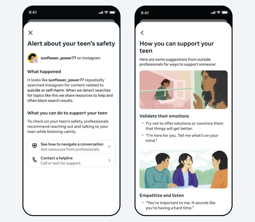 Instagram pesquisar pais filhos