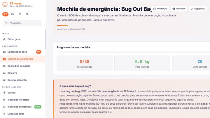72 Horas: o guia de emergência online, com 13 ferramentas úteis