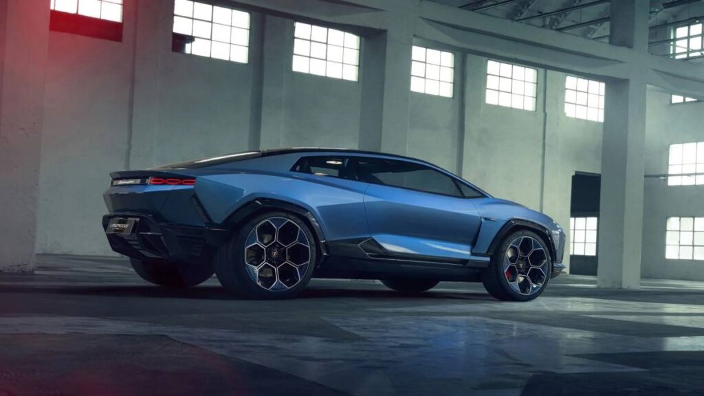 Lamborghini elétrico supercarro Lanzador