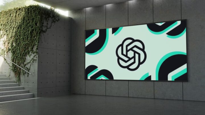 Outdoor com o logótipo do ChatGPT