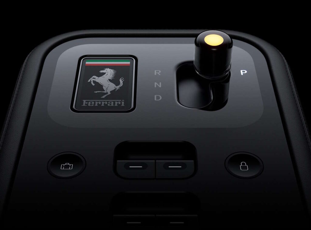 Ferrari Luce interior design elétrico
