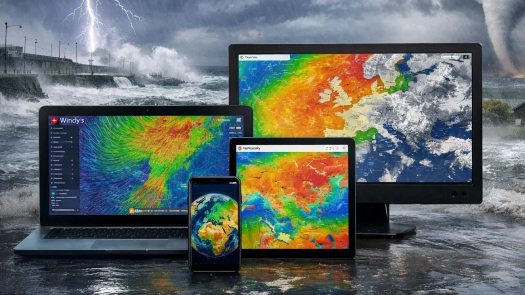 Plataformas para acompanhar a meteorologia em tempo real